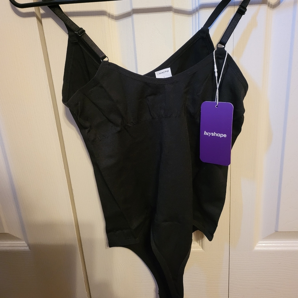 Hey Shape Snatched thong body suit, two pack , size large, NWT